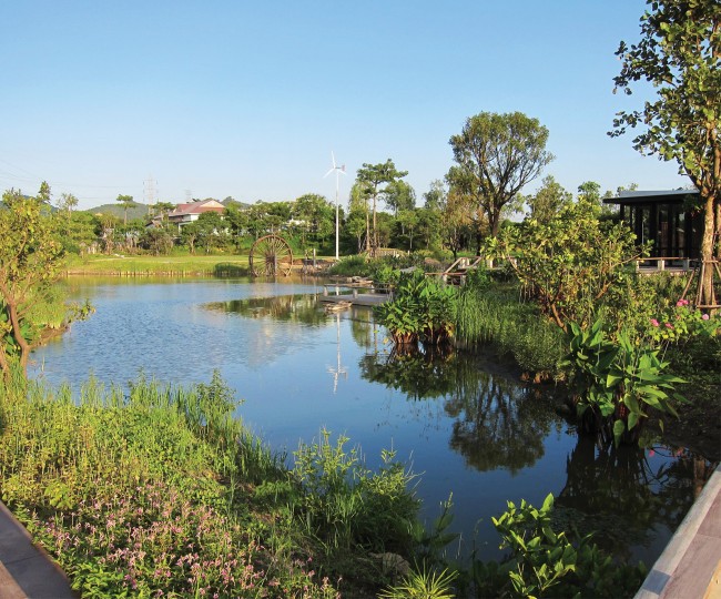 泰國(guó)：高速路旁的鄉(xiāng)土風(fēng)格開放型城市公園