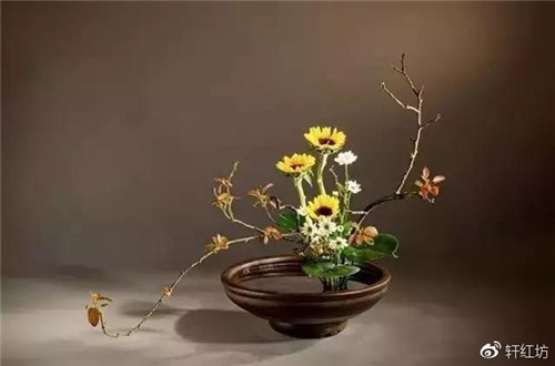 茶道，缺少插花不成雅致