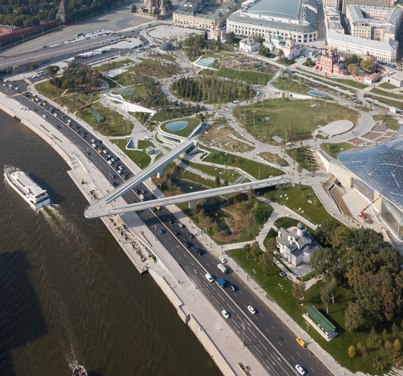 莫斯科扎里亞季耶公園景觀設(shè)計